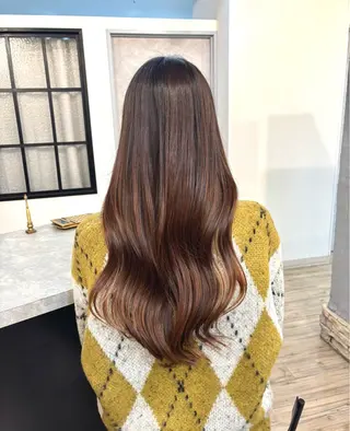 ロング ヘアアレンジ VISAGE ba.sk 金子詩帆のヘアスタイル