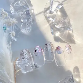 ネイル ⭐︎休業中の練習⭐︎ JNA認定講師髙橋のネイルデザイン