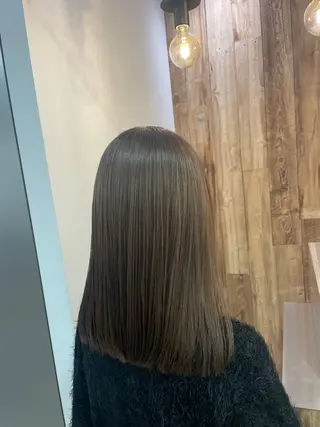 セミロング 神 嵩徳のヘアスタイル