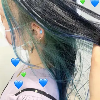 ミディアム カラー 新宿駅近♡個室 ♡関口三都季🌜のヘアスタイル