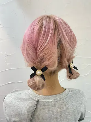 ヘアアレンジ uros.中目黒 moekaのヘアスタイル