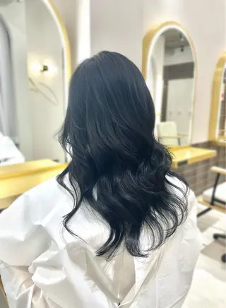 セミロング Miu/韓国ヘア/ レイヤーカットのヘアスタイル
