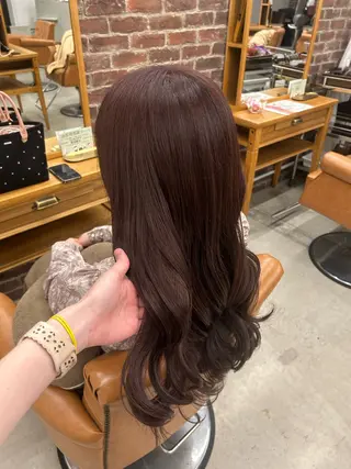 ロング カラー 🌼髪質改善/透明感 艶髪タケドミのヘアスタイル