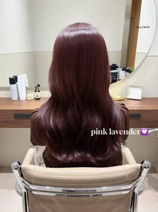 ロング カラー SALOWIN京都河原町suite店所属・艶カラー／ 髪質改善／arisaのヘアスタイル