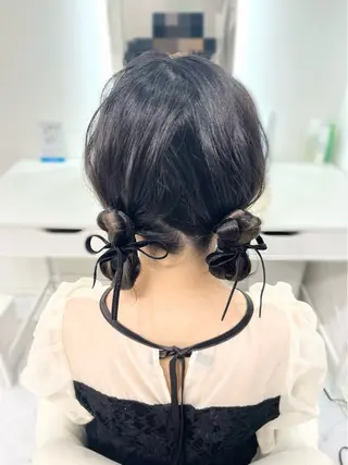 ロング ヘアアレンジ ヘアセット専門店 Rのヘアスタイル