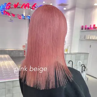 ミディアム カラー ヘアアレンジ 顔周りカット×透明感 カラー💫AINAのヘアスタイル