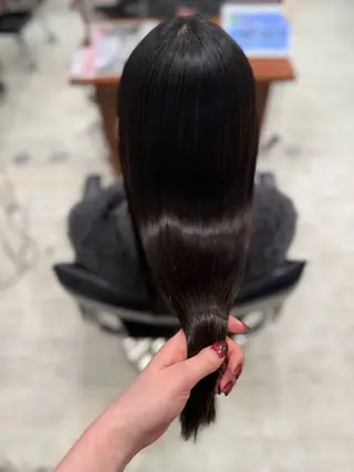 ロング 大阪難波/縮毛矯正 YUHOのヘアスタイル