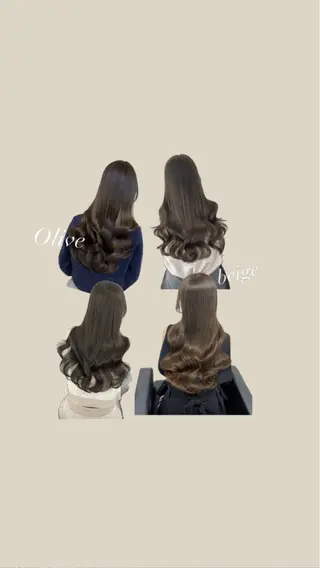 ロング 【ioe岡本】🐶 向井歩のヘアスタイル