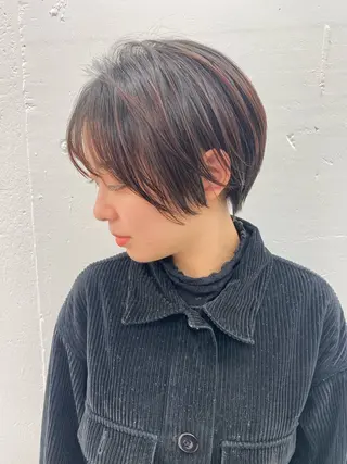 ショート カラー 髙橋建太/ ニュアンスパーマ✂️のヘアスタイル