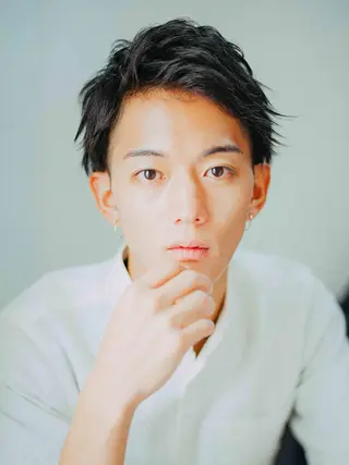 ミディアム カラー パーマ メンズ 似合わせ💖トレンド ✨TAKAMI😊のヘアスタイル