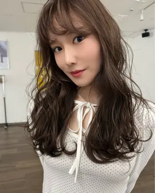 セミロング miri髪質改善 久留米/韓国のヘアスタイル