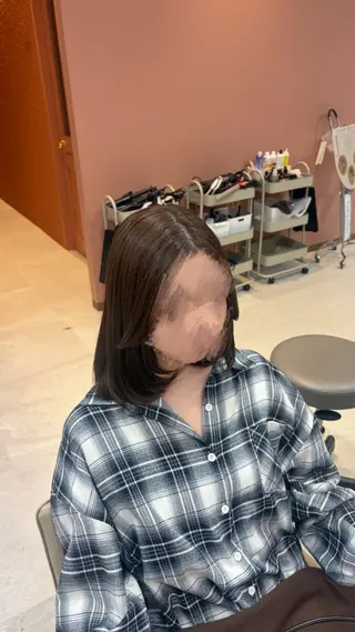 ミディアム カラー 聖菜/ hina /レイヤー/艶カラーのヘアスタイル