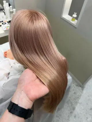 ロング カラー 🩰ニシムラヒカリ 半個室salon♡*のヘアスタイル