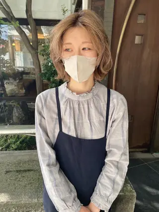 ミディアム 田口 武英のヘアスタイル