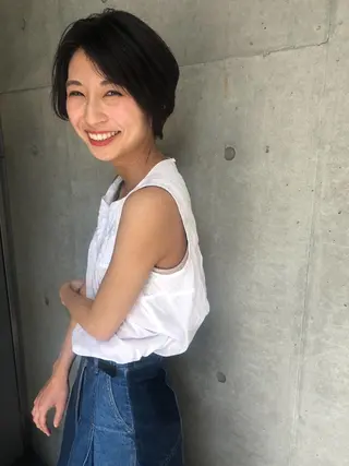 ショート 横田 美咲のヘアスタイル