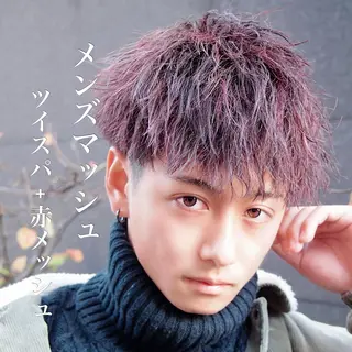 カラー パーマ メンズ トレンドパーマ‼️ NAOKI💥のヘアスタイル