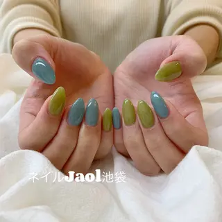 セミロング ネイルJaol 池袋のネイルデザイン