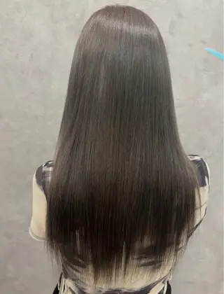 ロング 佐々木 美空のヘアスタイル