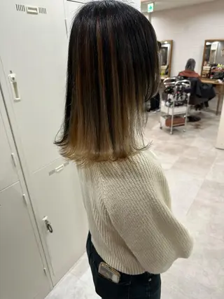 セミロング FUJII MARINのヘアスタイル