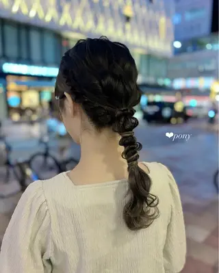 ロング ヘアアレンジ 末吉 帆華 AMELY呉服町店のヘアスタイル