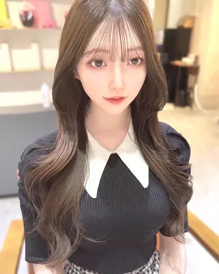 ロング 平尾 樹里のヘアスタイル