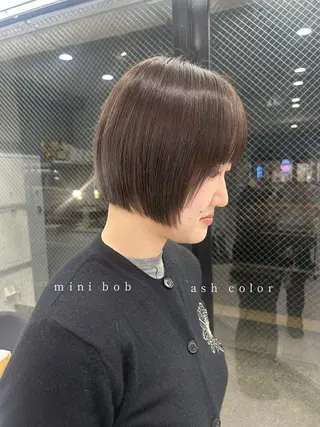 ショート カラー 🤍垢抜け♡透明感 カラーmoeka🤍のヘアスタイル