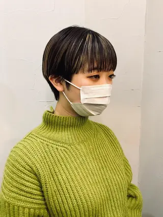ショート 宮腰 瑠果のヘアスタイル