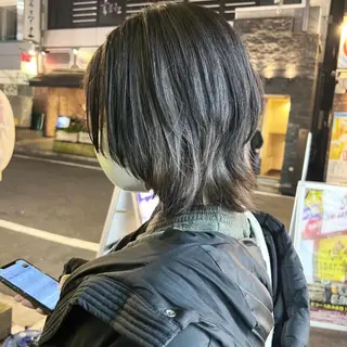 ショート カラー ヘアアレンジ ‎🤍透明感カラー︎ ‎🤍YUURI🤍のヘアスタイル