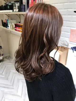 ロング カラー 松井 博徳のヘアスタイル