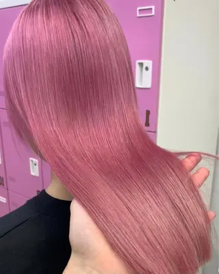 ロング カラー ヘアアレンジ 🧸ハイトーン🧸 ゆっきー🧸のヘアスタイル