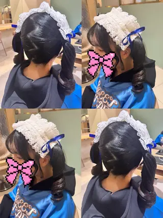 ヘアアレンジ 🫧🧸カラーヘアメ 🫧MIO🧸🫧のヘアスタイル