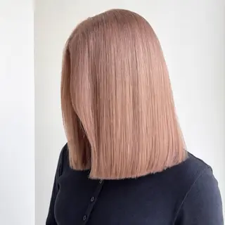 ミディアム カラー 🍎似合わせハイトー ン🍎ののかのヘアスタイル