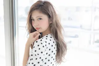 ロング カラー 小野 和摩のヘアスタイル