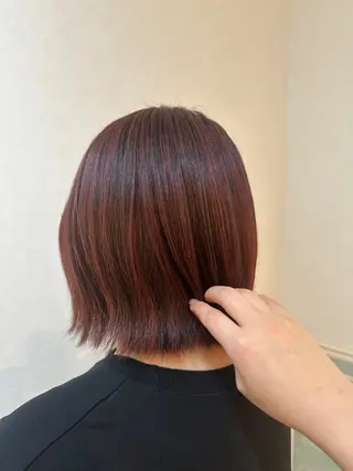 カラー 山口 珠莉のヘアスタイル