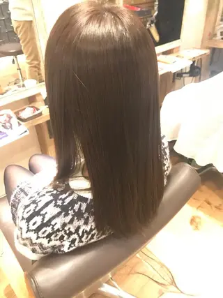 ロング カラー 青木 啓輔のヘアスタイル