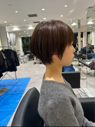 ショート 大人ショート特化/ カットモデル/表参道のヘアスタイル