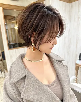 ショート おのだ あやなのヘアスタイル