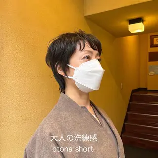 ショート パーマ 黒崎 勝巳のヘアスタイル