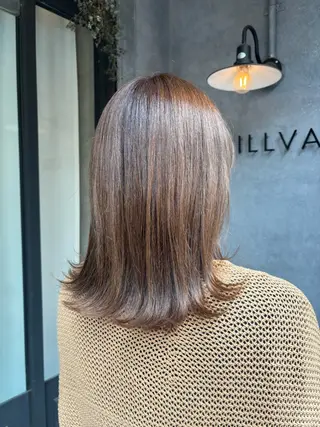カラー ケアブリーチ🥣 縮毛矯正Ryokoのヘアスタイル