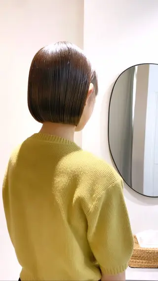 ショート カラー 似合わせ美髪ヘア✨ 天王寺．阿倍野🌈のヘアスタイル