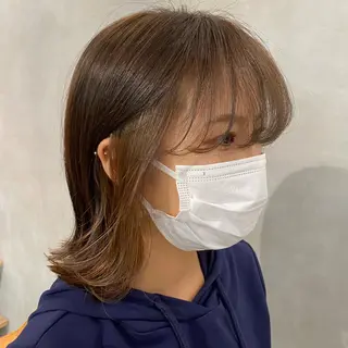 ミディアム カラー 【髪質改善】 梅田　聡のヘアスタイル