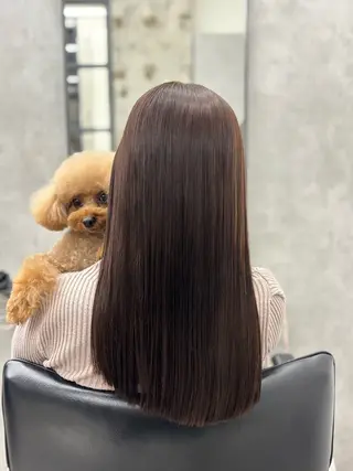 ロング カラー すぐ巻ける縮毛矯正 🍀勝倉　麗のヘアスタイル