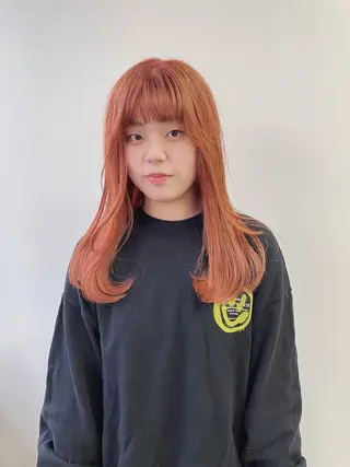 ロング カラー スギヤマ ショウゴのヘアスタイル