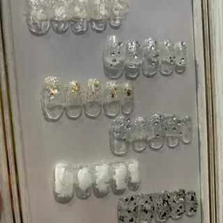 ネイル パラあり！フィルイン 美フォルムのネイルデザイン