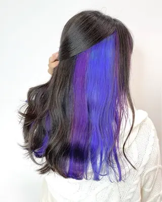 セミロング カラー 🌙HIZUKI🌙 ハイトーン 艶髪のヘアスタイル