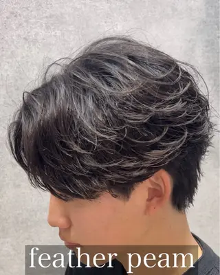 パーマ メンズ メンズ特化⚡️パーマ テッタのヘアスタイル