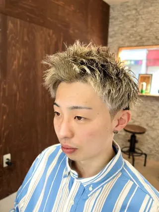 ショート カラー メンズ 【メンズ限定理容師】 菊池けんたのヘアスタイル