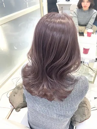 セミロング oto🤍×美髪× ゆるふわレイヤーのヘアスタイル