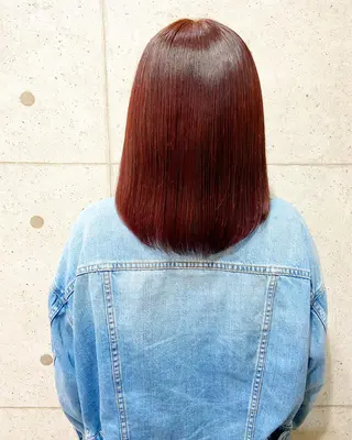 ミディアム ヘアセット☆ 髪質改善カラー☆まいのヘアスタイル