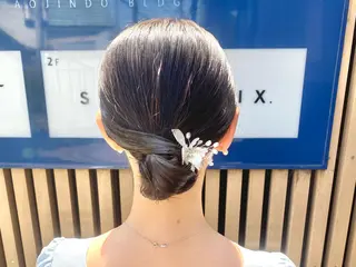 ミディアム ヘアアレンジ まとまるボブ🌼 アレンジ🌼鴨下穂香のヘアスタイル